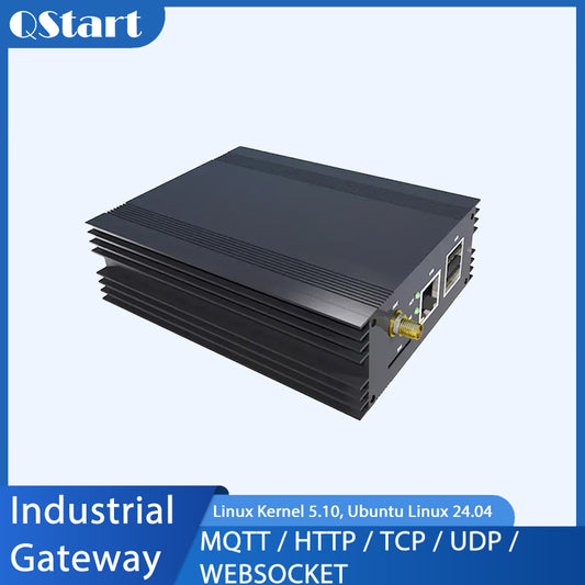 Compact IIoT Gateway with Edge Computing, 5MP Video Encoding & RS485/RS232 Connectivity